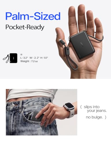 10,000mAh LISEN 2-Port up to 45W Compact Power Bank - image 3