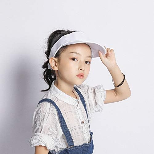 Sun Visor for Kids Adjustable Girls Sun Cap - Summer Outdoor UV Protection Sports Hat for 2 to 6 Years4