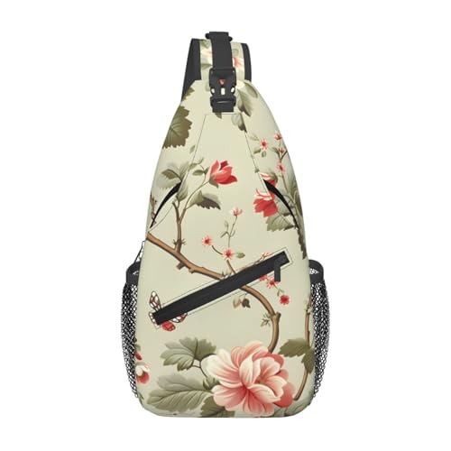 Morrales tipo Sling con diseño Floral para hombres y mujeres