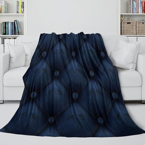 Plaid de salon microfibre luxe au design capitonné 3D - 6