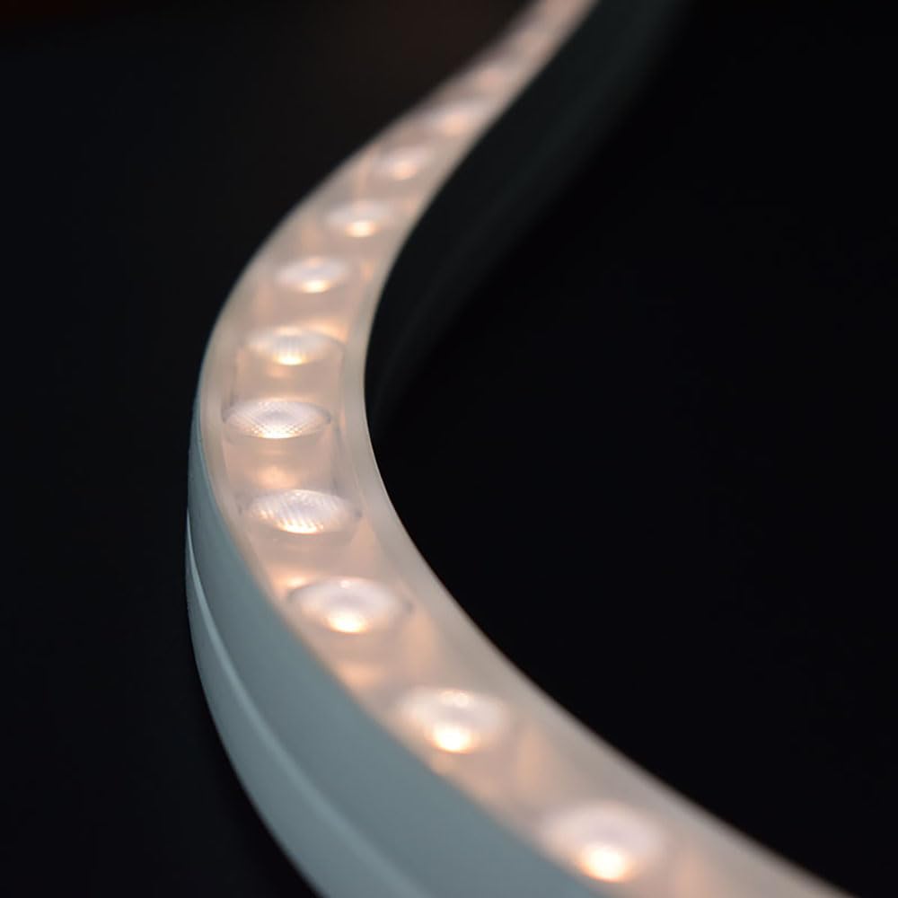 ledbox Tira LED DC24V WALL WASHER 30º, 18 * 16mm, 5 metros, IP67, 2,4cm corte, Blanco cálido
