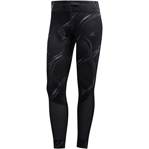 adidas Own The Run Tgt Leggings da Donna, Donna, DZ2012, Grigio/Nero (Gritre/Carbon/Negro), XXS