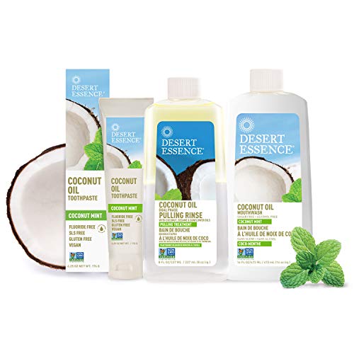 Desert Essence Coconut Oil Dual Phase Pulling Rinse, Mint, 8 fl oz - Vegan - image 6