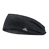 adidas Freestyle Hairband, Black/Grey Ikat Zebra Print, One Size
