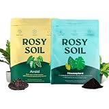 Rosy Soil Aroid Potting Soil (4qts) + Indoor Potting Soil Bundle - Peat-Free, Biochar-Powered Organic Potting Mix for Aroids & Houseplants – Superior Drainage, Living Soil for Indoor Gardening