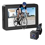 Handlebar Bike Mirror, 4.3' HD 1080P Monitor Bicycle Rear...