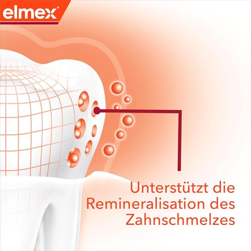 elmex Zahnpasta Kariesschutz Professional 75 ml – medizinische Zahnreinigung für hochwirksamen Kariesschutz – mit patentiertem Zuckersäuren-Neutralisator