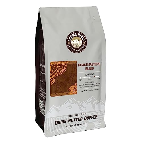 Aroma Ridge, RoastMasters Blend Coffee, 1 lb Whole Bean