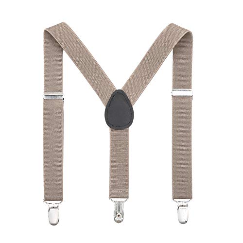 Image of Kids Suspender Bowtie Necktie Sets - Adjustable Elastic Classic Accessory Sets for 6 Months to 13 Year Old Boys & Girls