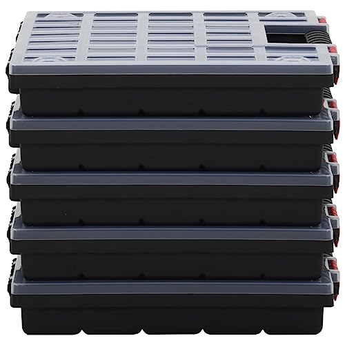 Boîtes d'accessoires plastique plat 40x30x5cm pour tiroir et armoire