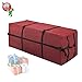 Elf Stor Heavy Duty Canvas Christmas Tree Storage Bag with Straps, fits up to 9 ft Tree, Red