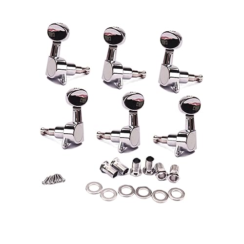 LIFKOME Guitar Tuning Pegs Machine Heads for Electric Acoustic Guitars Style Tuner for Strings Durable Construction