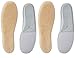 ABUSA Genuine Sheepskin Insoles Women's Premium Think Wool Fur Fleece Inserts Cozy & Fluffy 7X2