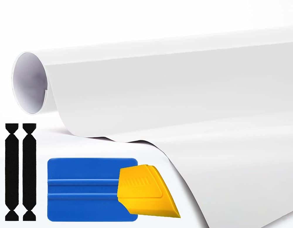 3M Automotive Vinyl Wrap Roll (Gloss White, 4ft x 5ft + Toolset)