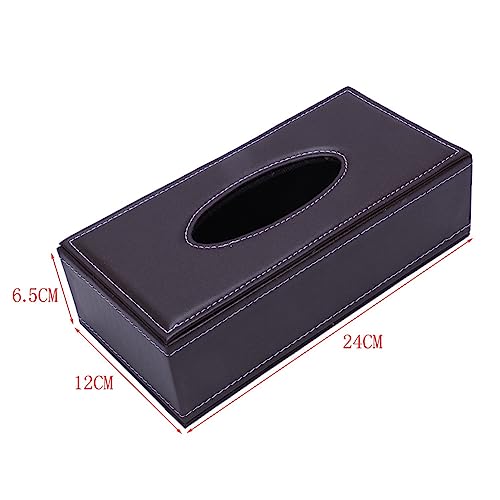 Cubierta protectora de pañuelos marrón: sofisticación rectangular para hoteles y vehículos 4