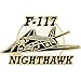 F-117 Nighthawk Airplane Pin 1 1/2