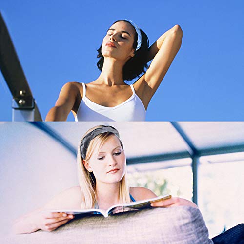 Andoer Headbands Faixas de cabelo para mulheres Vintage Fashion Head Wraps Twisted Knotted Hairbands