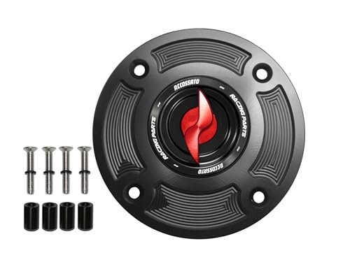 Bouchon de réservoir Accossato cliquet rouge Suzuki Hayabusa GSX1300R essence 1300CC