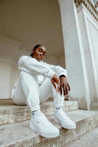 Image of Puma Carina 2.0 Synthetic Leather Lace Up Women's Sneakers