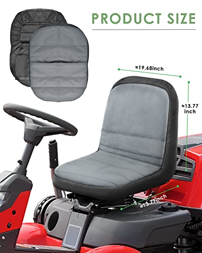 image for PACETAP Riding Lawn Mower Seat Cover, Durable Polyester Oxford Waterpr