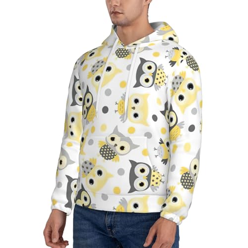 Sweat à capuche en polaire homme chaud et confortable avec cordon - 3