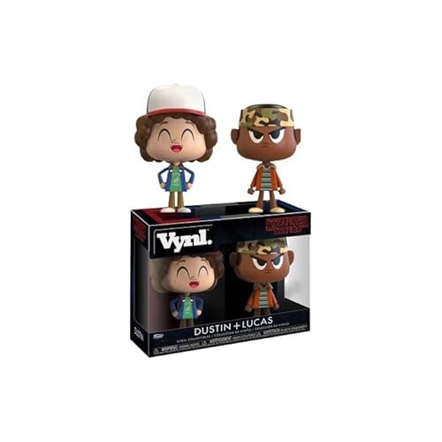 Figurine Stranger Things 2pack Dustin & Lucas Vynl 10cm - vue 4