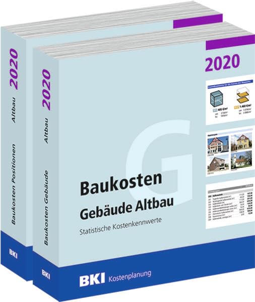 BKI Baukosten Gebäude + Positionen Altbau 2020: Statistische Kostenkennwerte