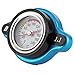 Car Radiator Cover, Thermostatic Radiator Cover Universal Thermostatic Radiator Water Cover Leakproof With Temperature Gauge (Big head 1.1bar)