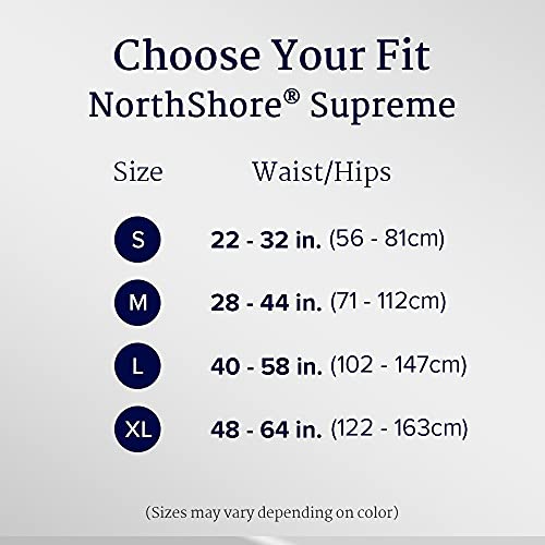 Northshore Supreme Incontinence Tab-Style Briefs For Men And Women, White, Medium, Pack/15 #TOP2