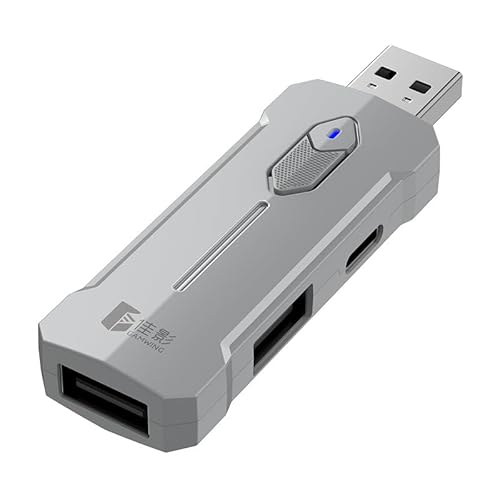 Koiiko PUBG Mouse and Gaming Keyboard Adapter for Android Phone/Tablet, Adapter Support Key Mapping, Recoil Control, Mouse Sensitivity, Perfect for APEX, COD, DES-TINY2 Games