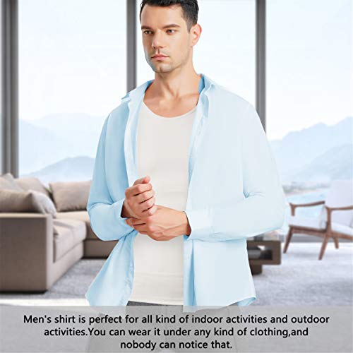 Tailong Compression Shirt For Men Slimming Body Shaper Sport Vest Workout Tank Top Athletic Undershirt (White, Large) #TOP4