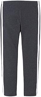 Zegoo Girls 2 Stripes Leggings Dark Grey Cotton Pants