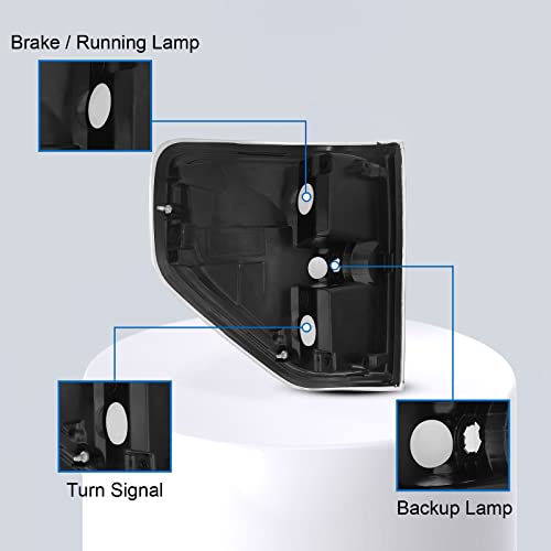 Telpo Tail Light Compatible With 2009-2014 Ford F-150 Pickup Truck Taillight Assembly (Driver And Passenger Side) #TOP2