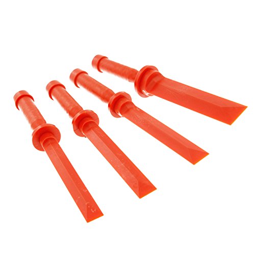 TCP Global 4 Piece Non-Marring Plastic Chisel Scraper Set - 3/4", 7/8", 1", 1-1/2" Wide, Length 11" by TCP Global - Image 3