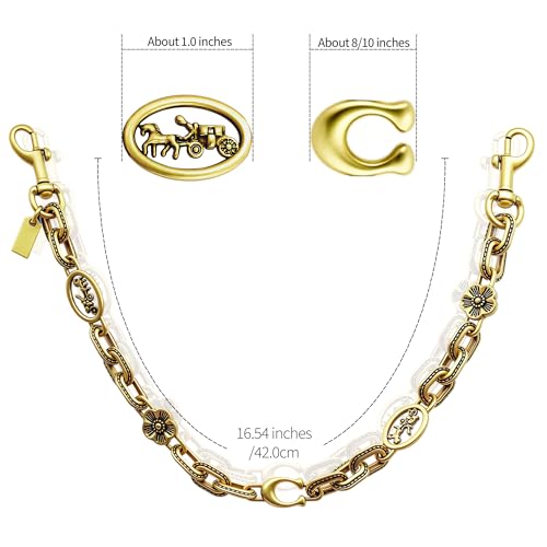 Image of Bag Chain Charm for Handbag, Purse Wallet &Pants Chain Jean Chains, Vintage Bag Strap Chains Extender