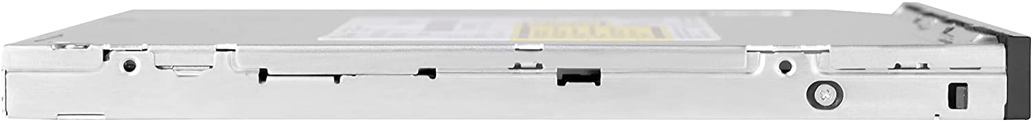 SilverStone 71120 SST-SOD04 - Internes optisches Slim DVD-RW-Laufwerk mit austauschbarer Frontblede für 9,5 mm und 12,7 mm Standard, schwarz