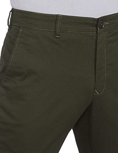 Image of Colorplus Men's Cotton Blend Print Pattern Nuvo Fit Flat Front Casual Trouser