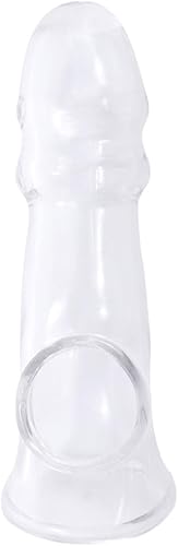 Extensor de pollos para el pene, consolador de ampliación reutilizable de silicona, anillo para penig, masajeador de punto G, juguetes sexuales para