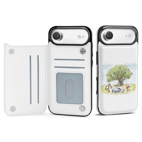 手帳型 くまのプーさん 対応 iPhone 17 Air ケース カード収納 スマホケース 財布型 携帯ケース 軽量 全面保護 スタンド機能 誕生日 プレゼント