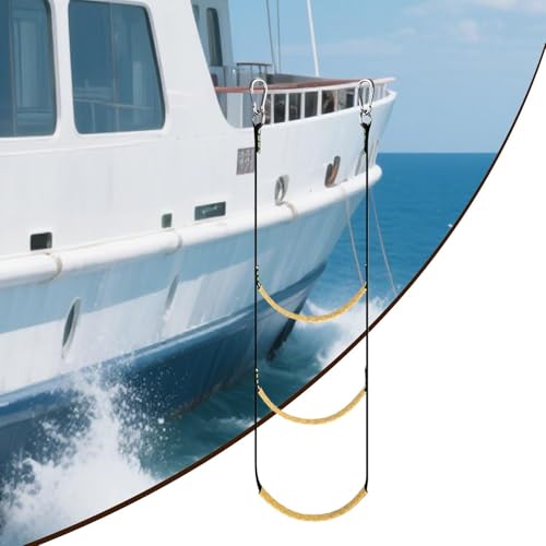 Échelle en corde pour bateau résolvant le problème de remontée à bord
