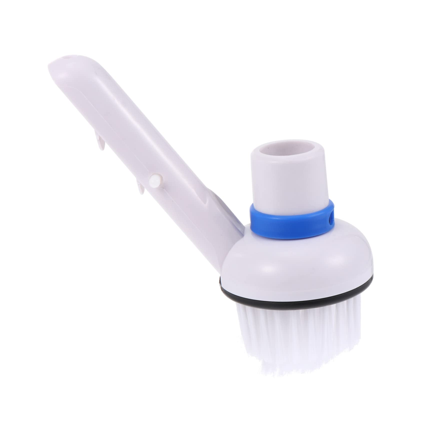 VANZACK 1pc Bottom Brush Swimming Pool Corner Brush Cleaning Scrubber Spa Pond Scrubbing Brush Outdoor Tiles Pool Tile Scrub Brush Outdoor Deck White Pool Brush Plastic Aquarium