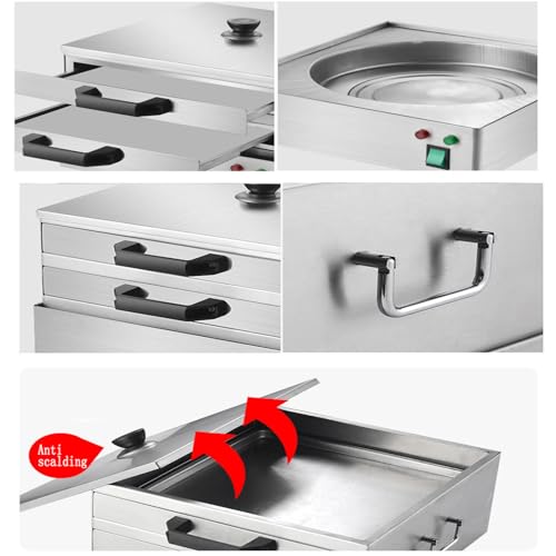 Cheung Fun Changfen Cuisine Cookware, macchina per rotoli di riso per vermicelli, perfetta per preparare involtini di pasta di riso a casa