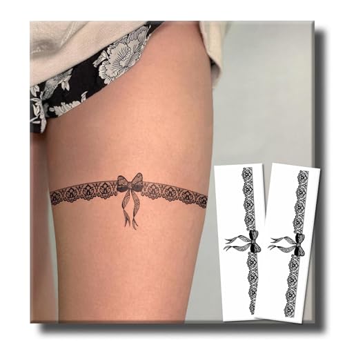 UBICA Semi Permanent Thigh Tattoo For Women, Realistic Sexy Temporary