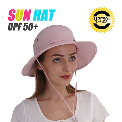 Image of USHAKE Head Net Hat, Safari Hat Sun Hat Bucket Hat with Hidden Net Mesh