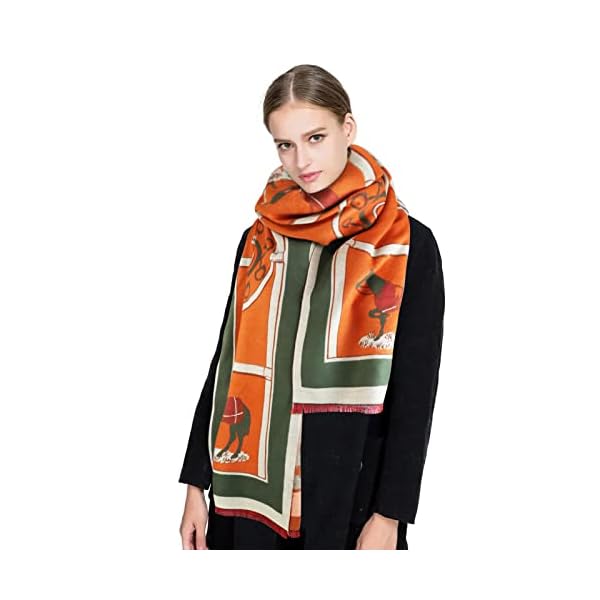 Women's Scarf Shawls and Wraps for Evening Dresses, Redhom Soft Large Blanket Pashmina for Fall Winter with Gorgeous Color - Image 9