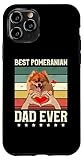 Questo design Best Pomeranian Dad Ever è perfetto per gli amanti dello Spitz Toy tedesco che amano i Pomerania.