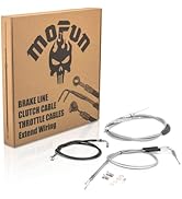 Mofun 70 3/4" Braided Extended Length Clutch Cable Stainless