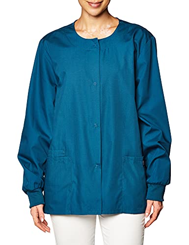One-Day Sale: Up to 70% Off Cherokee Women's Warm Up Scrubs Jacket, Caribbean Blue, XX-Large Buy 1 get 1 Cherokee Women's Warm Up Scrubs Jacket, Caribbean Blue, XX-Large