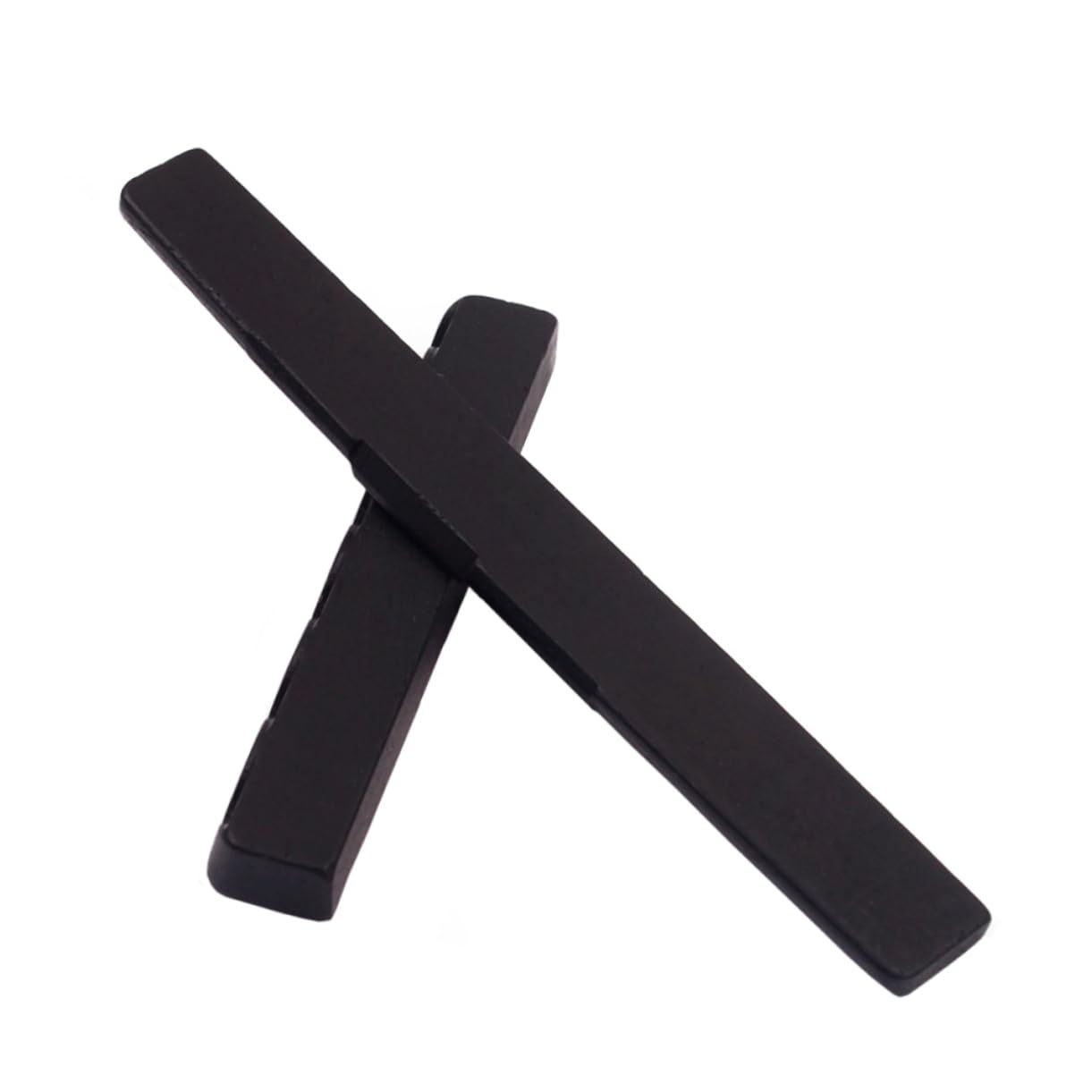 Wakauto Guitar Nut Saddle Ebony Acoustic Guitar Accessory Bone Material Standard Tuning