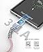 USB-C to USB A Cable 3.1A Fast Charging [2-Pack 6.6ft], JSAUX iPhone 15 USB Type C Charger Cord Compatible with iPhone 15/15 Plus15 Pro/15 Pro Max, Samsung Galaxy S20 S10 S9, Note 20 10, LG G8 G7-Pink